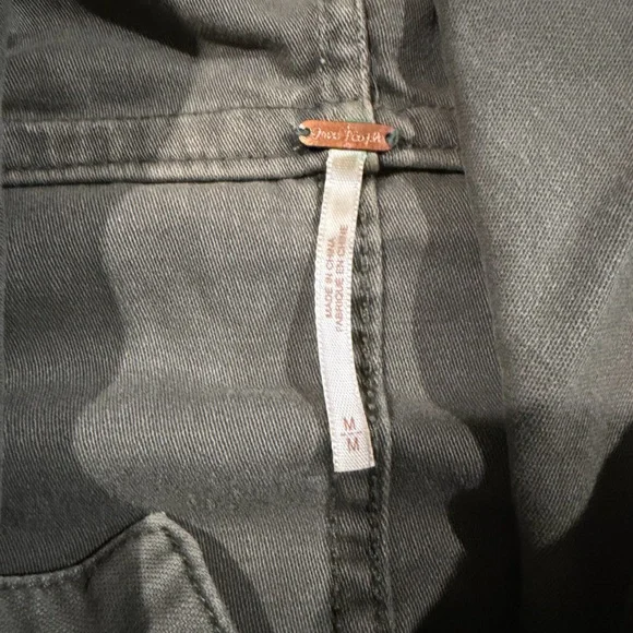 Free People Reworked Army Jacket Olive‎ Green Women's Jacket - Picture 4 of 5